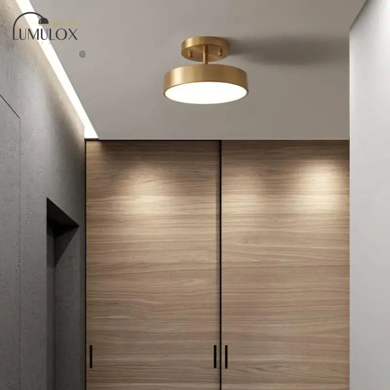 Creative Full Copper Aisle Light – Surface-Mounted Corridor Lamp