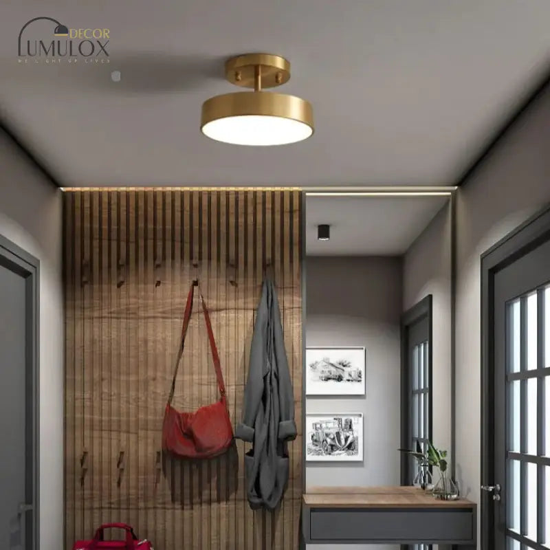 Creative Full Copper Aisle Light – Surface-Mounted Corridor Lamp