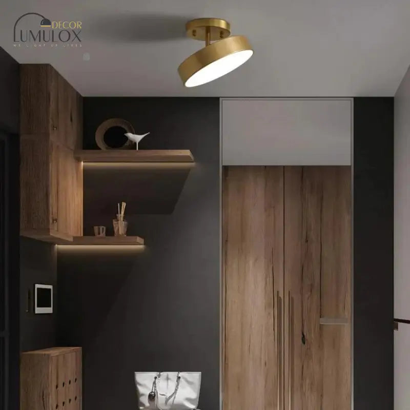 Creative Full Copper Aisle Light – Surface-Mounted Corridor Lamp