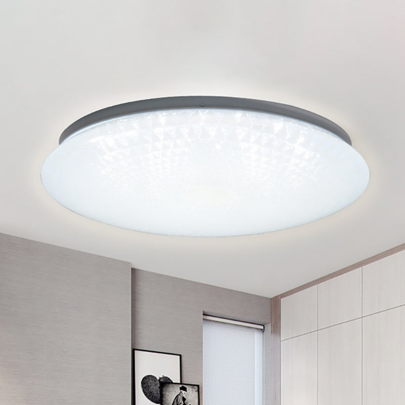 Modern Acrylic LED Ceiling Light Fixture in Warm/White/Natural Light – 15"/19" Dia