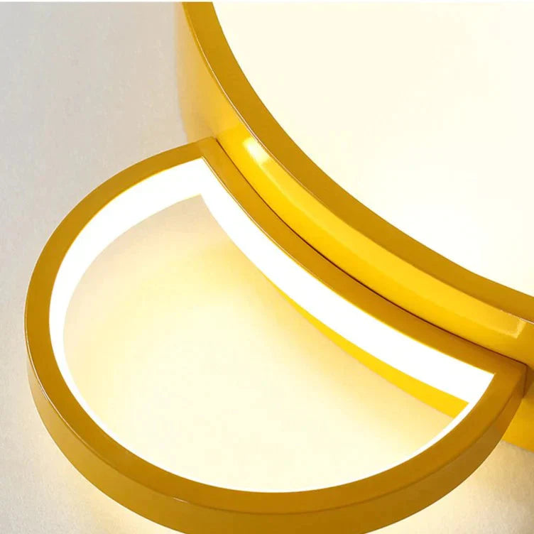 Creative Bear-Shaped LED Ceiling Lamp for Bedroom and Study