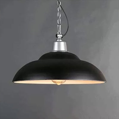 Vintage Metal Double Bubble Ceiling Light with Black & Green Shades for Living Room