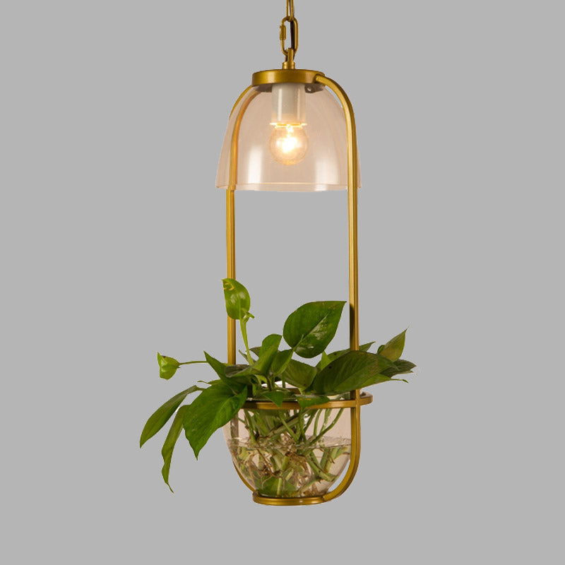 Vintage Rectangle Pendant Ceiling Light: Metal LED Suspension Lamp (1 Bulb) in Black/White/Gold for Restaurants