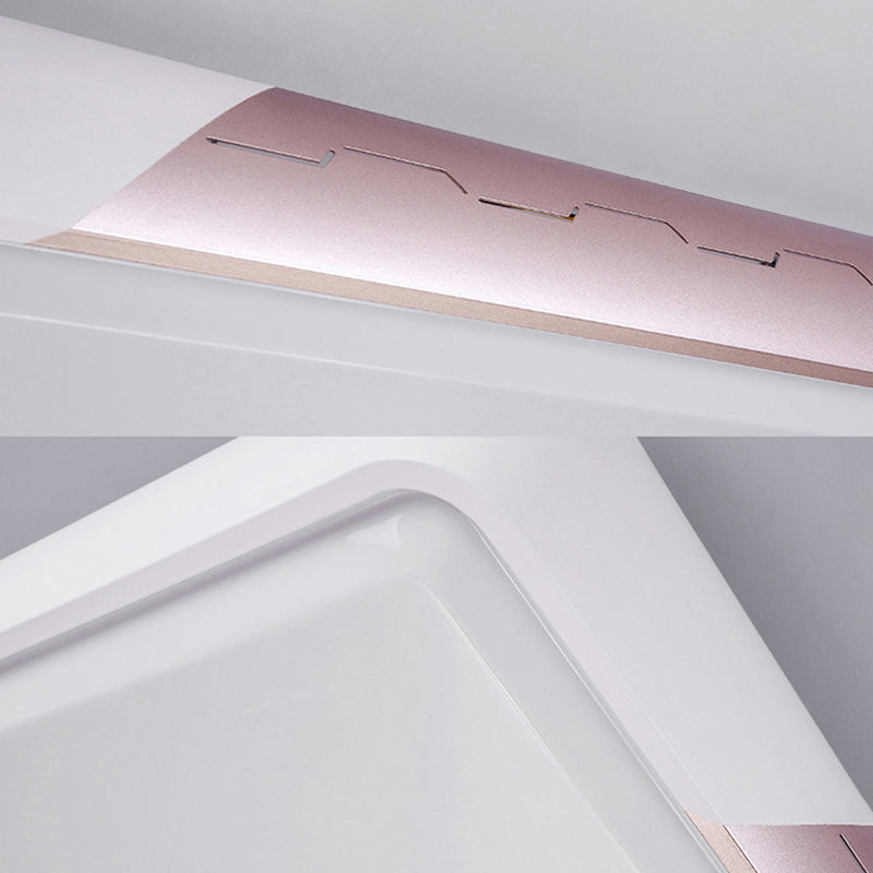 Rose Gold Ring Led Pendant Light Kit In White/Warm 18/21.5 Wide
