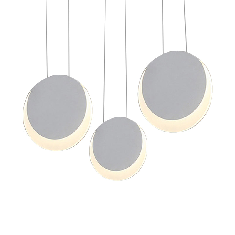 Anna - Moon Shaped Pendant Nordic Metal 3/4/5 Lights Cluster Light
