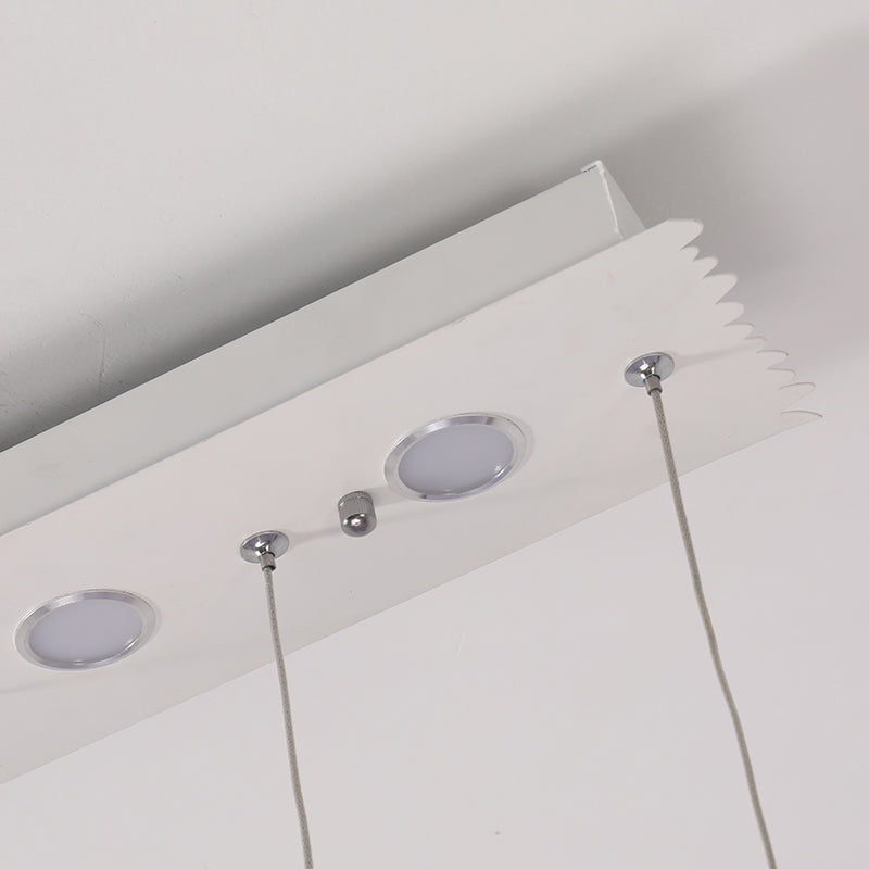 Contemporary Multi-Ring Cluster Pendant Acrylic Kitchen Lamp With 3/5 Heads In Warm/White/Natural