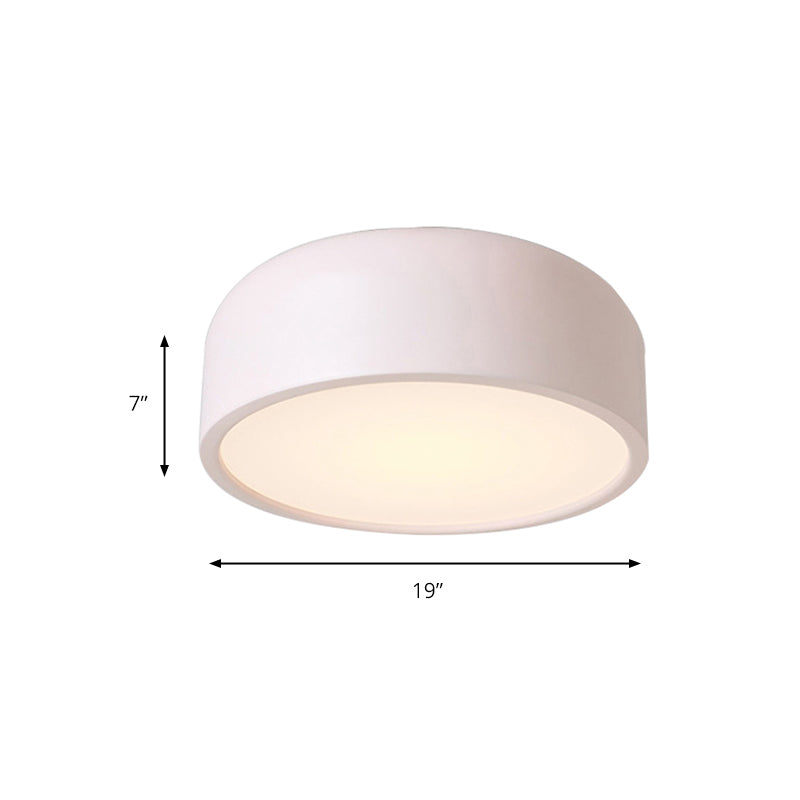 Plafonnier LED nordique pour chambre d'enfant avec abat-jour en forme de dôme en acrylique