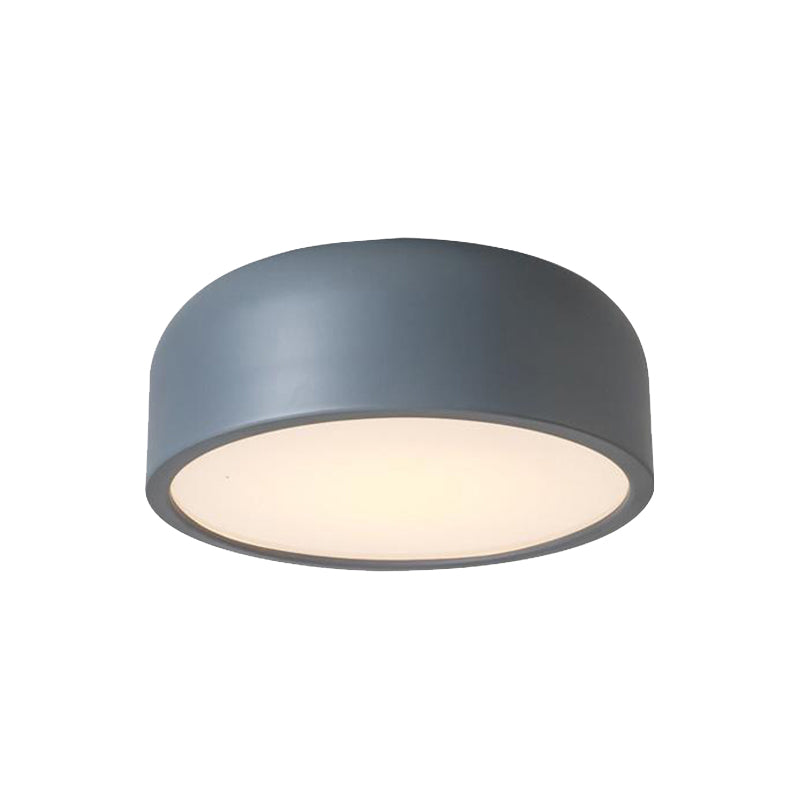 Plafonnier LED nordique pour chambre d'enfant avec abat-jour en forme de dôme en acrylique