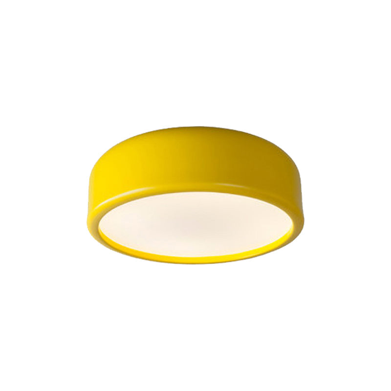 Plafonnier LED nordique pour chambre d'enfant avec abat-jour en forme de dôme en acrylique
