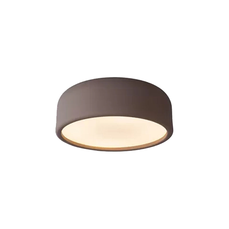 Plafonnier LED nordique pour chambre d'enfant avec abat-jour en forme de dôme en acrylique