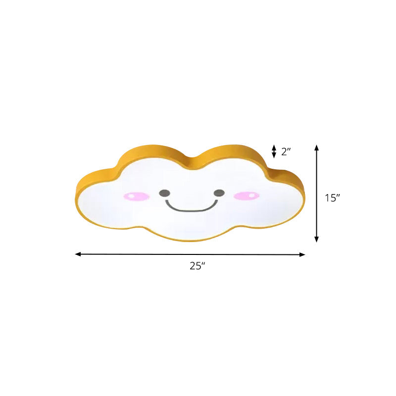 Smiling Cloud Ceiling Light - Children's Nordic Style Acrylic Ceiling Fixture