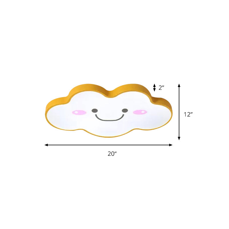Smiling Cloud Ceiling Light - Children's Nordic Style Acrylic Ceiling Fixture