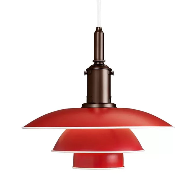 Modern Nordic Style 1-Head Hanging Pendant Lamp in Sleek Black/Silver