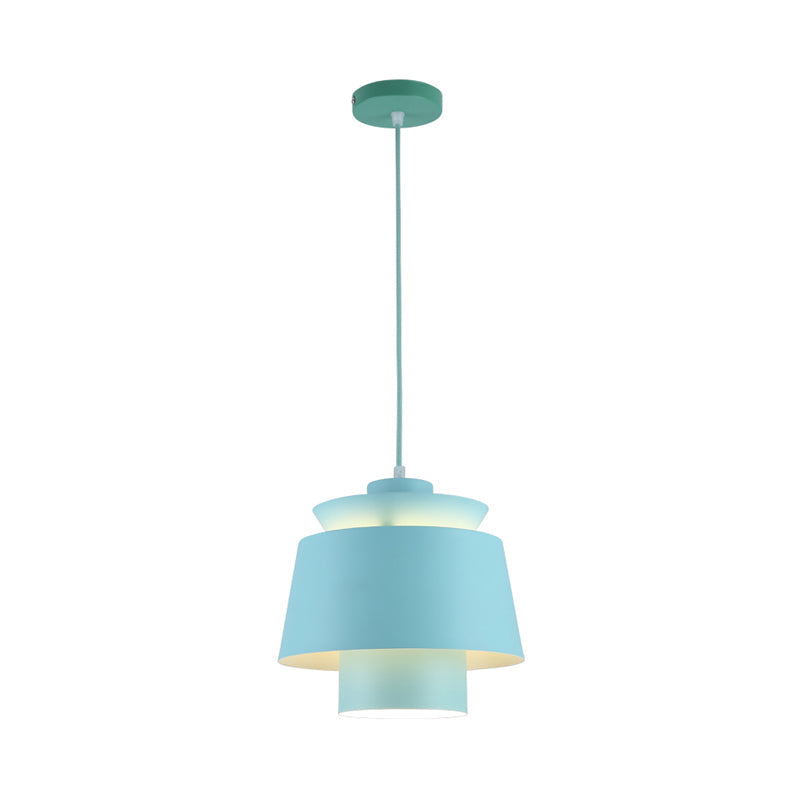 Enif - Modernist Style Tapered Hanging Light Fixture Metallic Pendant Lamp