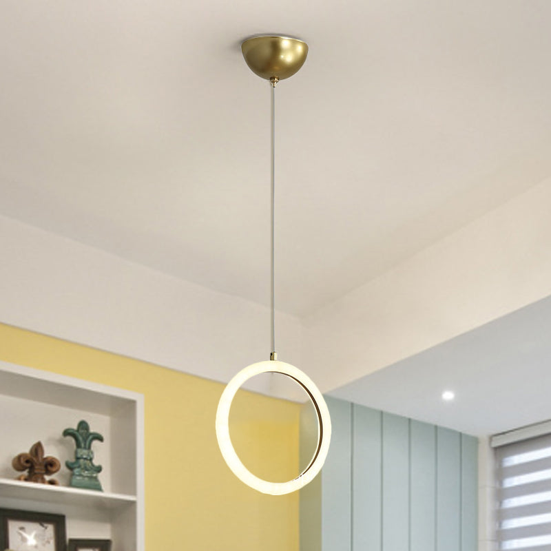 Modern Nordic Acrylic Chandelier - Gold Hanging Light Kit for Restaurants