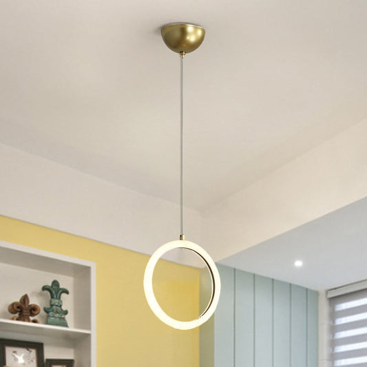 Modern Nordic Acrylic Chandelier - Gold Hanging Light Kit for Restaurants