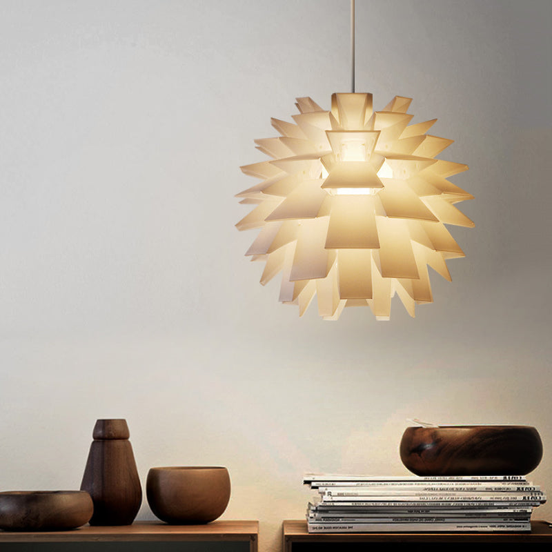 Modern Pine Cone Ceiling Pendant Light - White