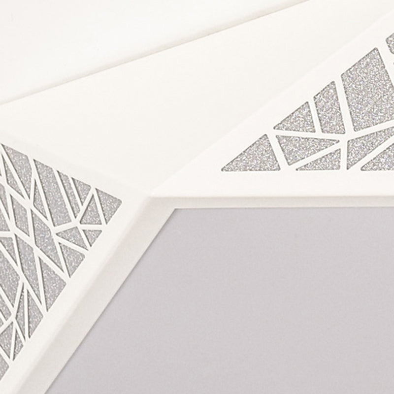 Modern Acrylic LED Ceiling Lamp | Slim Panel Pentagon | Flush Mount | Child Bedroom