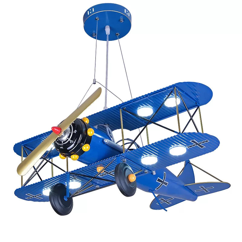 Bright Metal Glider Ceiling Mount Light: Vibrant Flush Light For Boys Bedroom