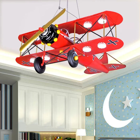 Bright Metal Glider Ceiling Mount Light: Vibrant Flush Ceiling Light for Boys Bedroom