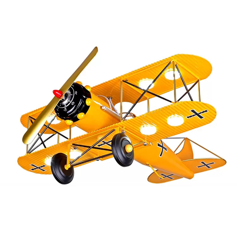 Bright Metal Glider Ceiling Mount Light: Vibrant Flush Ceiling Light for Boys Bedroom