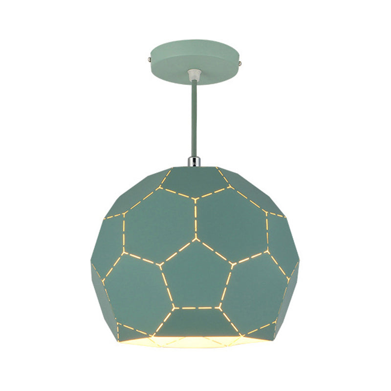 Nordic Geometric Hanging Light Fixture In Multiple Vibrant Colors