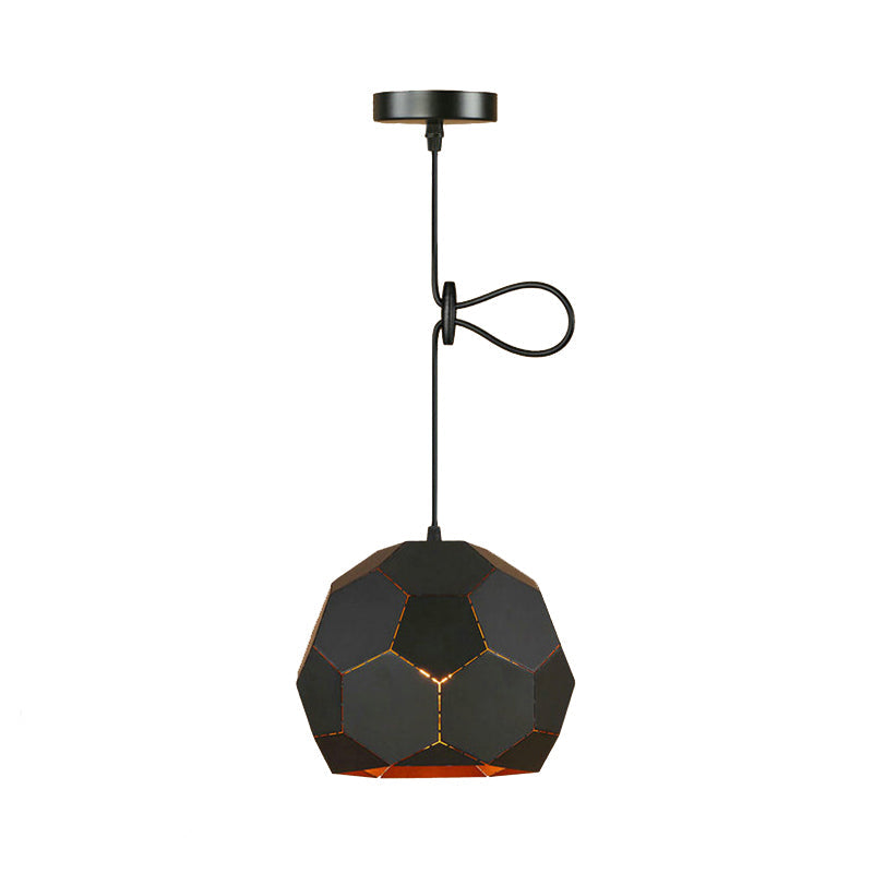 Nordic Geometric Hanging Light Fixture In Multiple Vibrant Colors