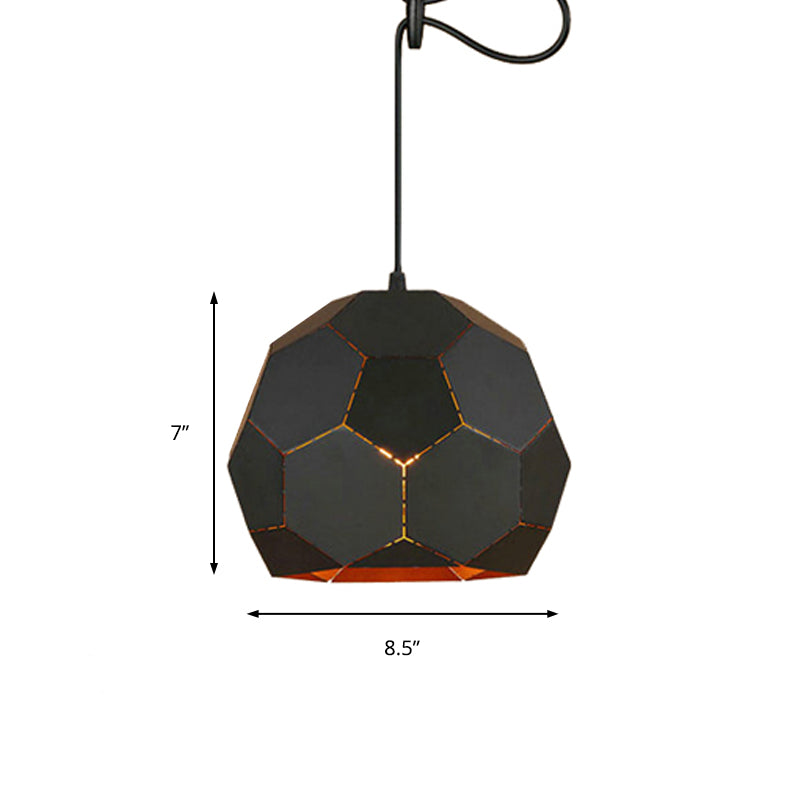 Geometric Nordic Style Metal Pendant Lamp in 5 Colors