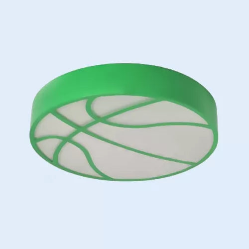 Cartoon Basketball Ceiling Lamp for Baby's Room and Hallway
