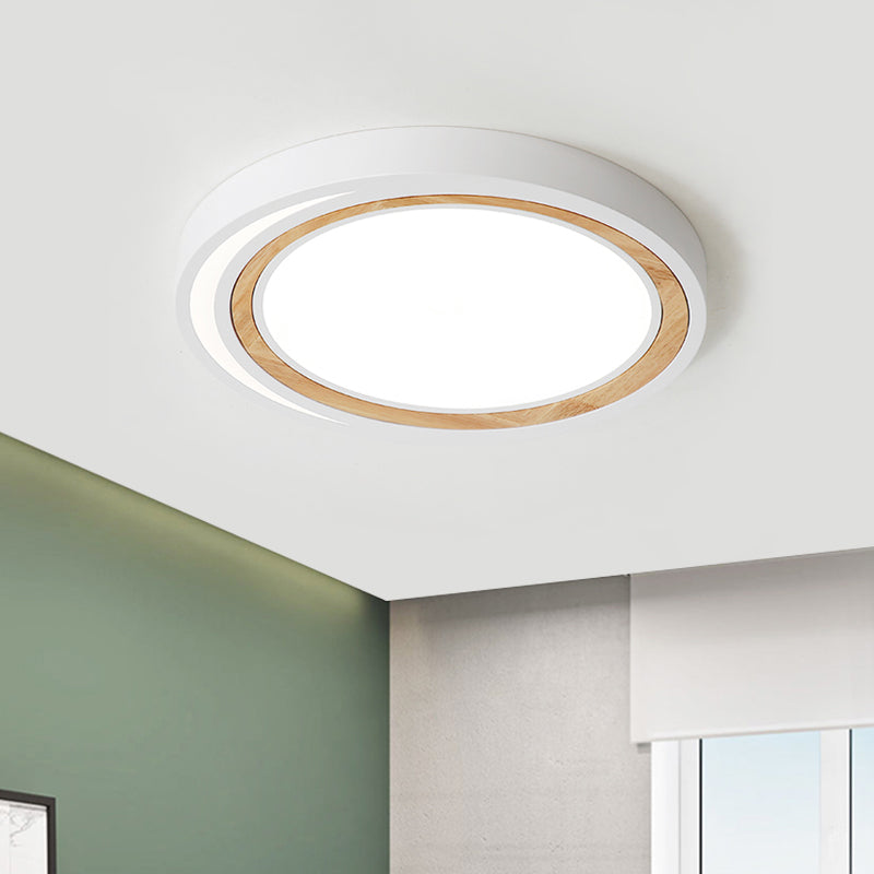 LED Macaron Style Ceiling Lamp for Boys and Girls Bedroom - Acrylic Circle Ceiling Mount Light