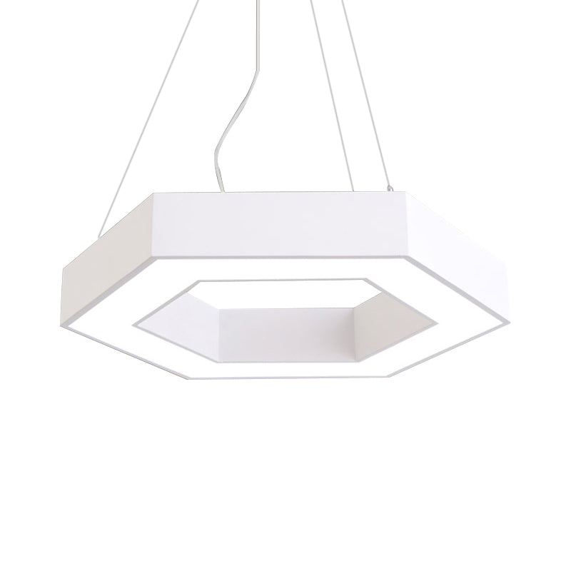 Honeycomb Led Pendant Light In Contemporary Green/Blue/Red With White/Warm/Natural Glow