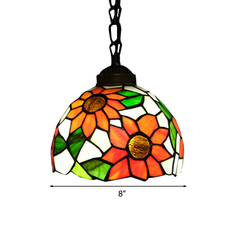 Suspension en verre teinté noir victorien : lampe à suspension élégante pour salle à manger