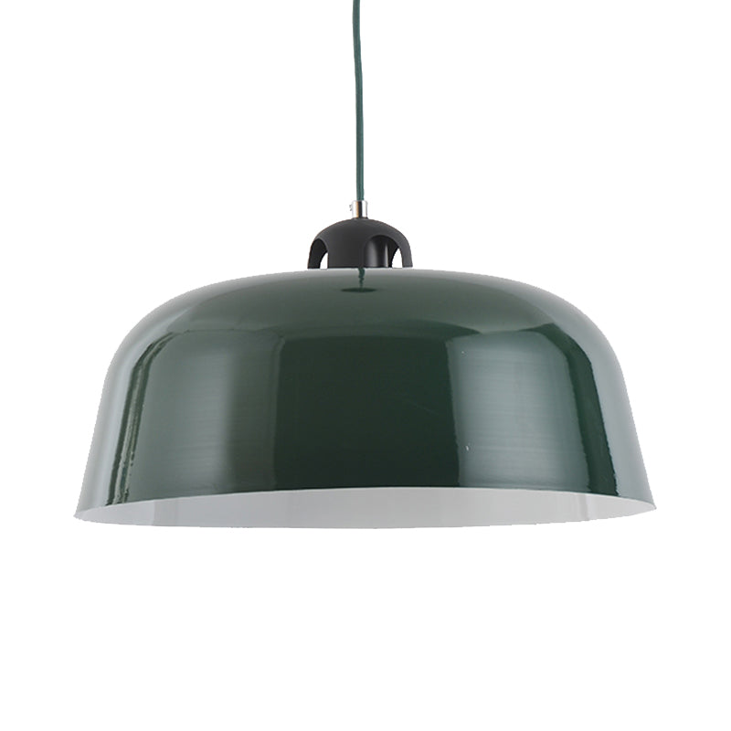 Macaron Barn-Shaped Hanging Pendant Light In Blue/Green/Yellow/Pink Ideal For Nursing Room Or