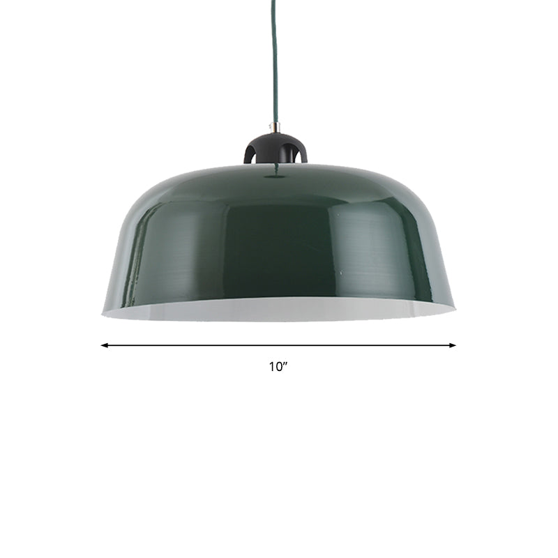 Macaron Barn-Shaped Hanging Pendant Light In Blue/Green/Yellow/Pink Ideal For Nursing Room Or
