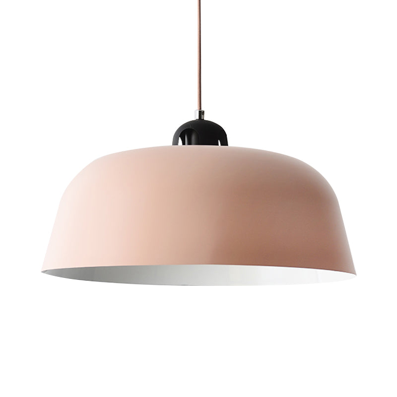 Macaron Barn-Shaped Hanging Pendant Light In Blue/Green/Yellow/Pink Ideal For Nursing Room Or