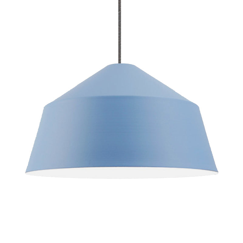 Nordic Metallic Pendant Lamp with Adjustable Cord for Hotel- Undertint Barn Light