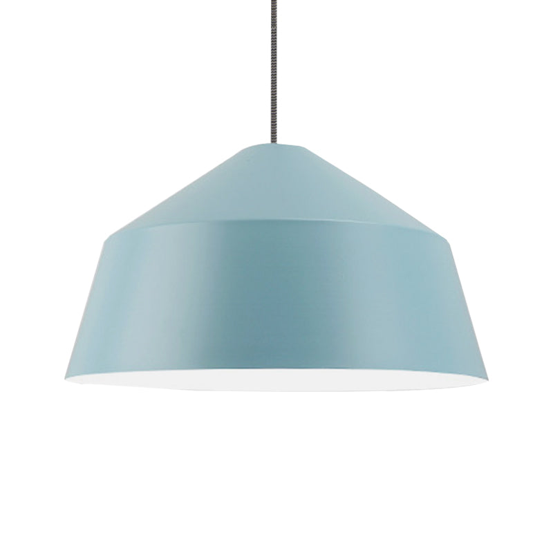 Nordic Metallic Pendant Lamp with Adjustable Cord for Hotel- Undertint Barn Light