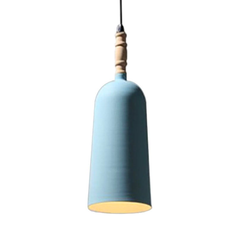 Lampe suspendue à tête unique Seafoam E27 : lampe suspendue moderne en métal pour restaurants