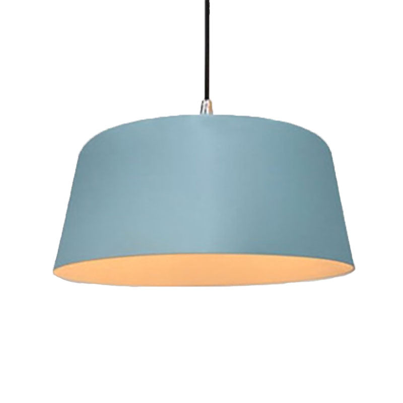 Lampe suspendue à tête unique Seafoam E27 : lampe suspendue moderne en métal pour restaurants