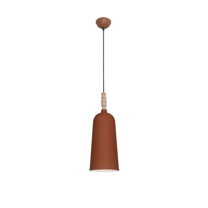 Nordic Stylish Metal Pendant Light - 1-Light Bell Shaped Hanging Lamp for Cafe Bookstore