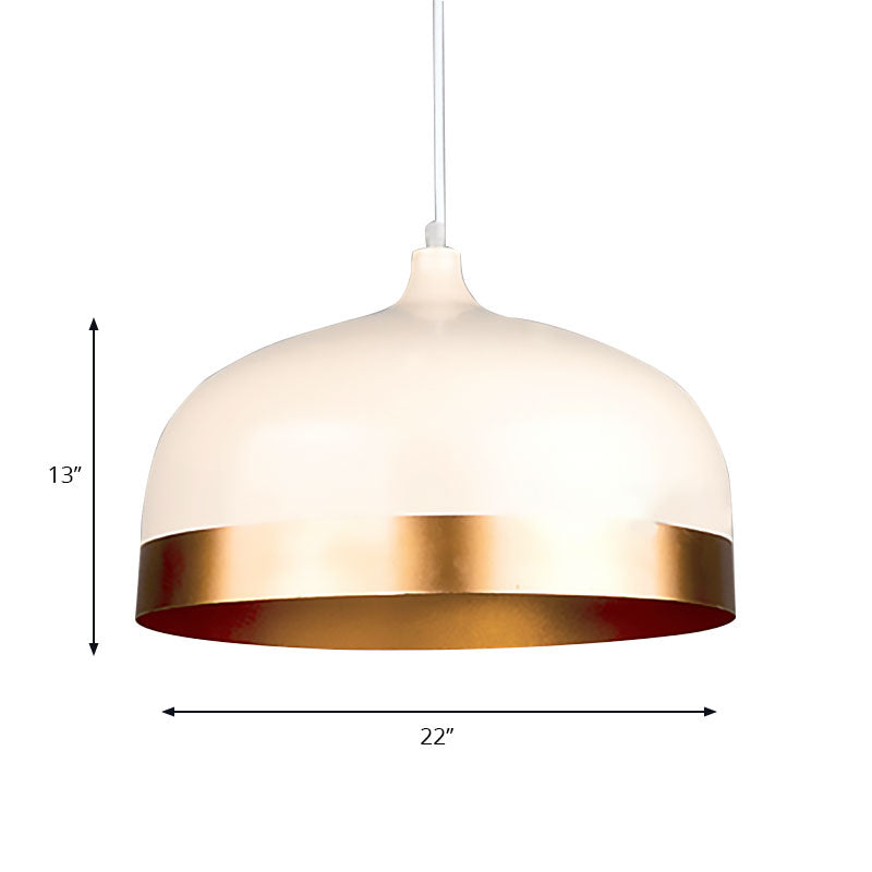 Gold Dome Ceiling Pendant Light With Modern Design - Perfect For Bedroom