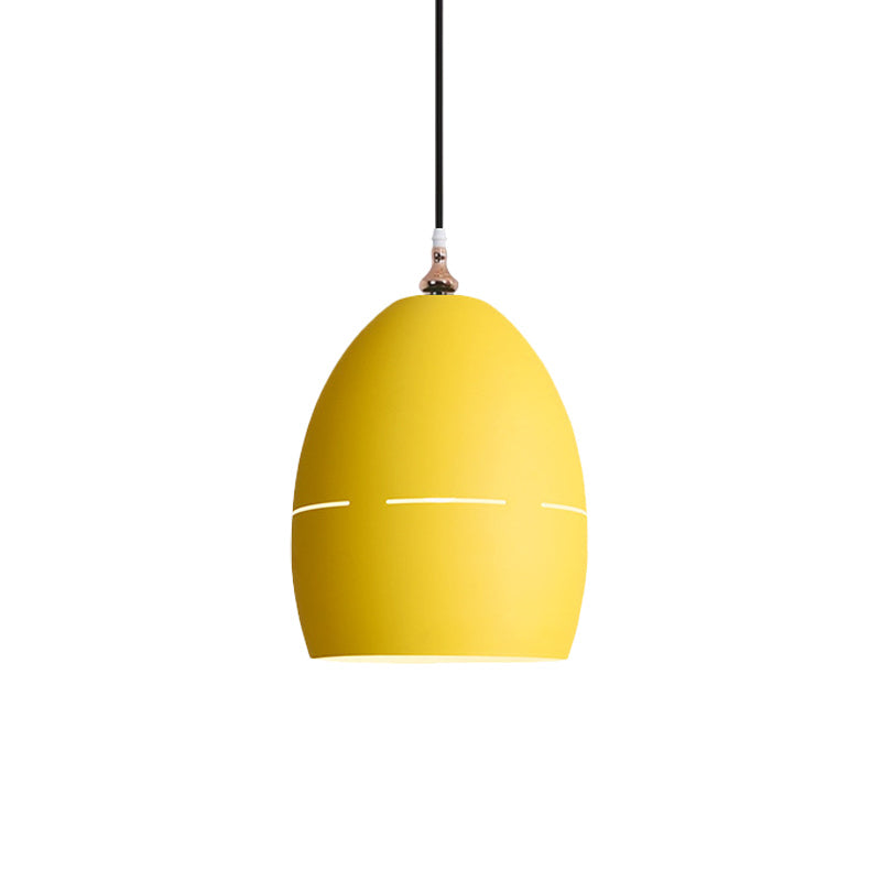 Macaron Loft Metal Oval Suspension Light - Stylish Hanging Light for Dining Room