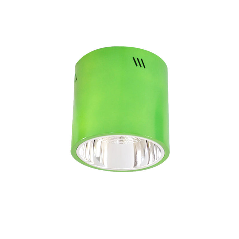 Drum Shaped Ceiling Mount Light - Head Downlight for Commercial Metal Down Light in Cloth Shops