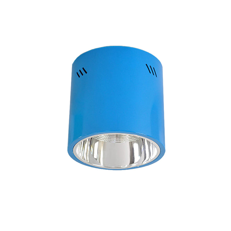 Drum Shaped Ceiling Mount Light - Head Downlight for Commercial Metal Down Light in Cloth Shops