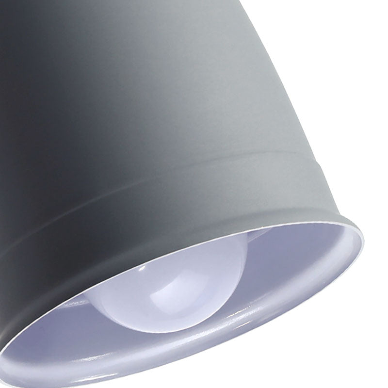 Nordic Metal Pendant Ceiling Light - Black/Grey/White with 1 Light