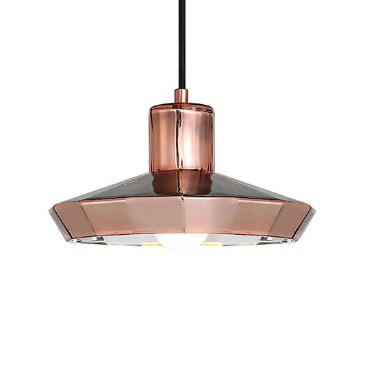 Mini Rose Gold Pendant Light for Bar Counter - Post Modern Metal Ceiling Lamp