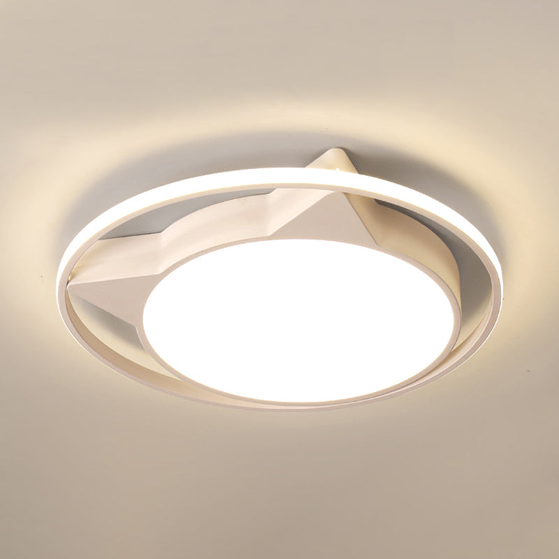 Cat Shaped Ceiling Light for Bedroom Décor - Animal Design, Acrylic Flush Mount