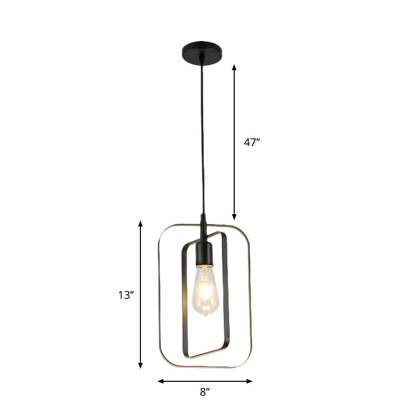 Nordic Rotatable Pendant Lamp With 1-Light In Multi Colors Metal Ceiling Lighting