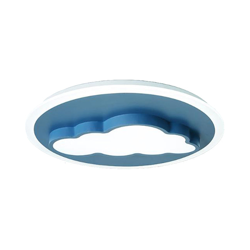 Nordic Cloud Metal Ceiling Lamp - Flush Mount for Child's Bedroom
