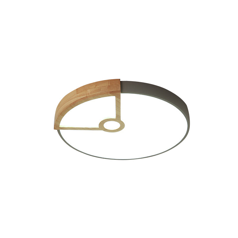 Modern Slim Round LED Flush Mount Ceiling Light for Living Room